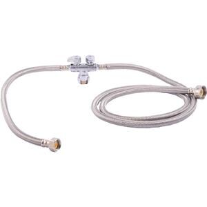 SharkBite 1/2" Push-Connect x 3/4 Inch FHT 60" Dishwasher x 1/2" FIP 30" Kit